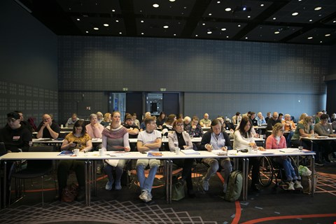 Landsmøtet 2022 ble avholdt på Scandic Havet Hotel i Bodø 6.–8 mai. Foto: Eva Buschmann